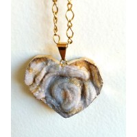 AGATE HEART PENDANT FOR WHOLESALE