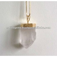 CRYSTAL POINT PENDANT