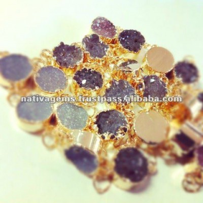 BRAZILIAN DRUZY JEWELRY CONNECTORS