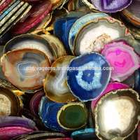 SHINING AGATE SLICES FOR WHOLESALE